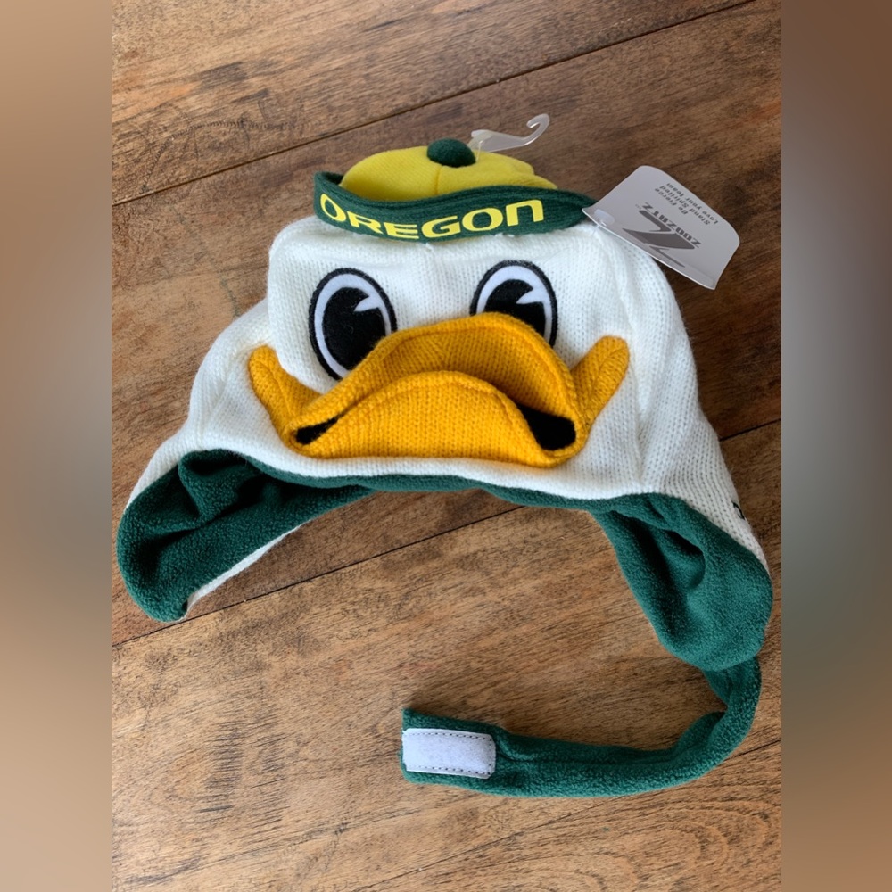 Oregon Ducks Unisex kids fleece hat, winter beanie
